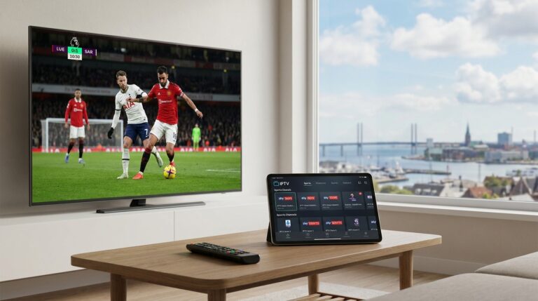 Se Live Sport med IPTV i Danmark – Komplet Guide (2026)