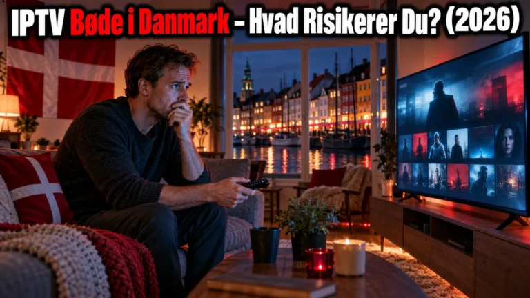 IPTV Bøde i Danmark – Hvad Risikerer Du? (2026)