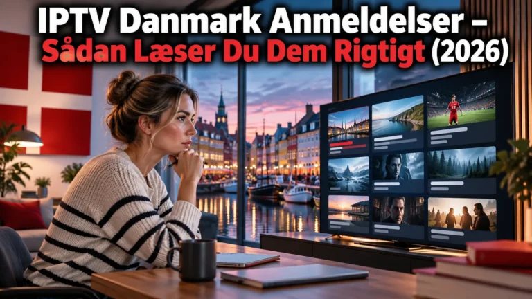 IPTV Danmark Anmeldelser – Sådan Læser Du Dem Rigtigt (2026)