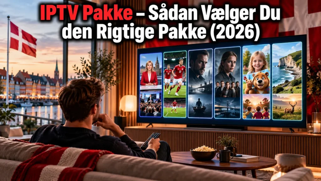 IPTV Pakke – Sådan Vælger Du den Rigtige Pakke (2026)