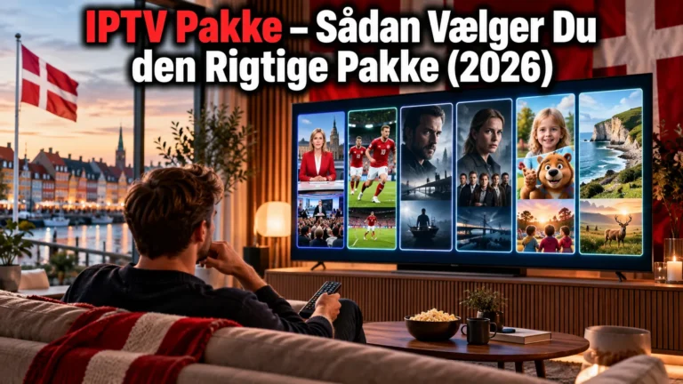 IPTV Pakke – Sådan Vælger Du den Rigtige Pakke (2026)